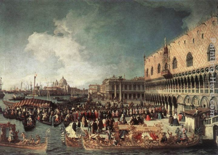 Canaletto Reception of the Ambassador in the Doge's Palace